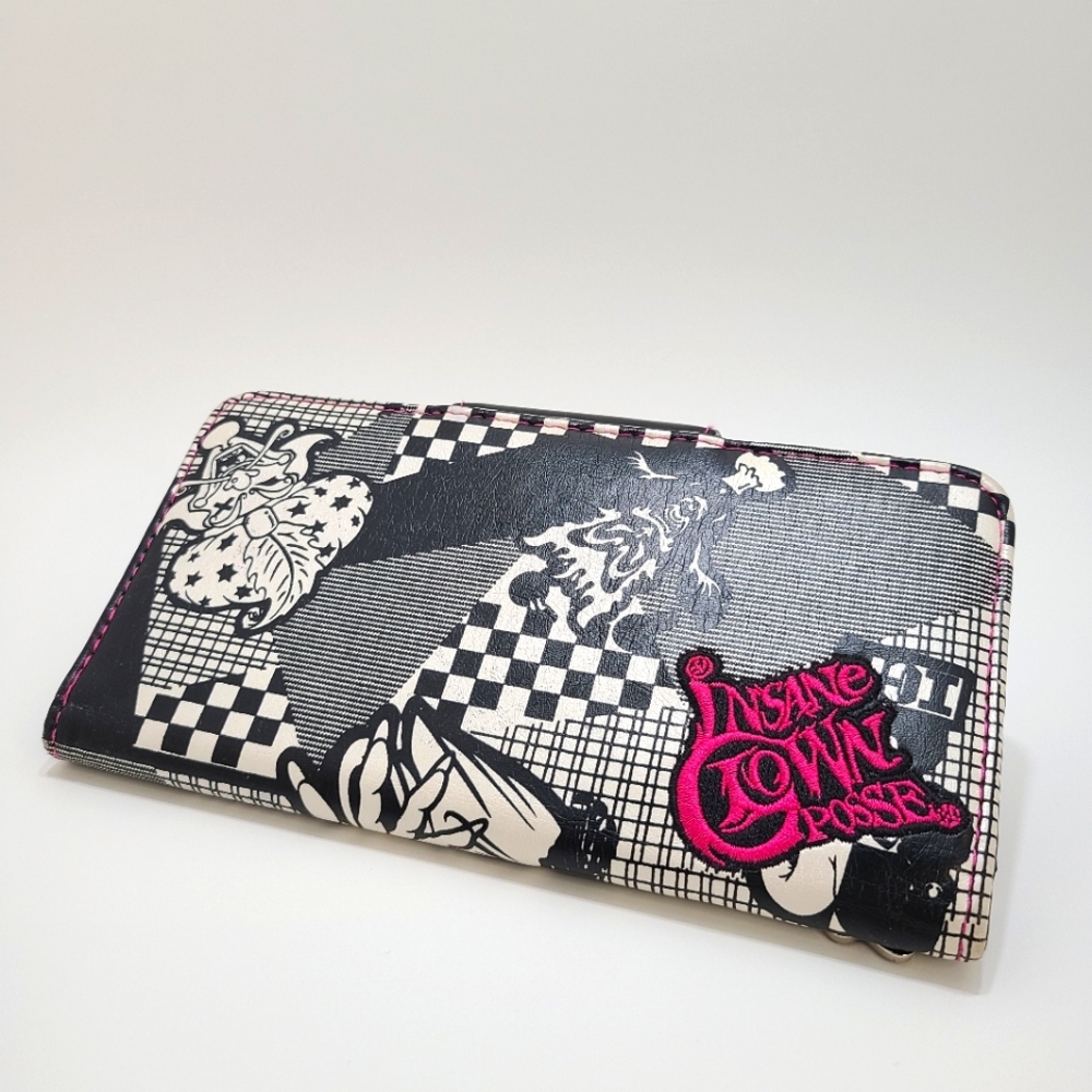 SOLD! Snap Wallet Hatchetman ICP Pink 2000s Clutch